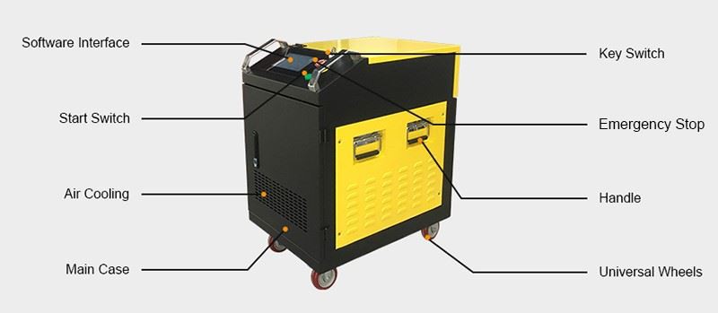 100w pipe rust remover machine for sale 100w pipe rust remover machine for sale